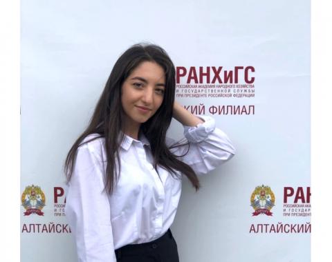 В десятке лучших: студентка Академии приняла участие в Российской национальной премии