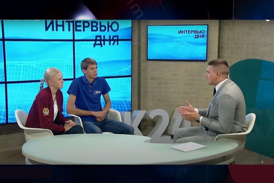 Студенты Алтайского филиала РАНХиГС стали гостями программы «Интервью дня» телеканала «Катунь 24»