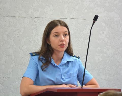 Эксперт из прокуратуры провела лекцию для будущих юристов