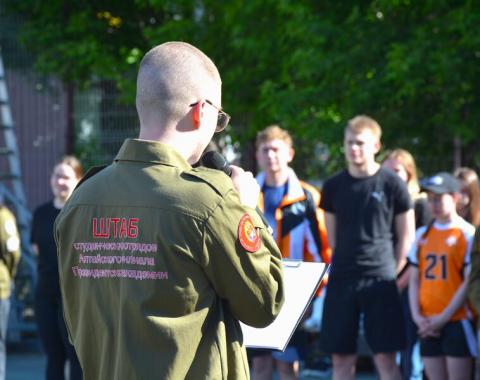 Спартакиада студенческих отрядов филиала: спорт и дружба