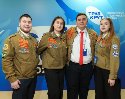 Студентка Академии на Всероссийском слете