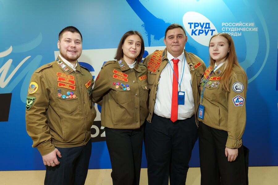 Студентка Академии на Всероссийском слете