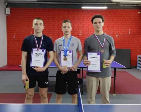 Результаты турнира по настольному теннису в Академии